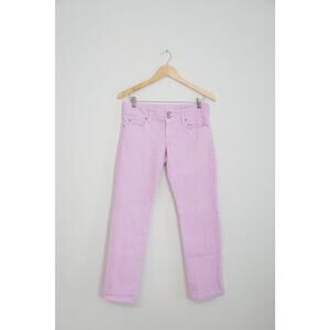 Lilly Pulitzer Bubble Gum Worth Straight Jeans Size 4